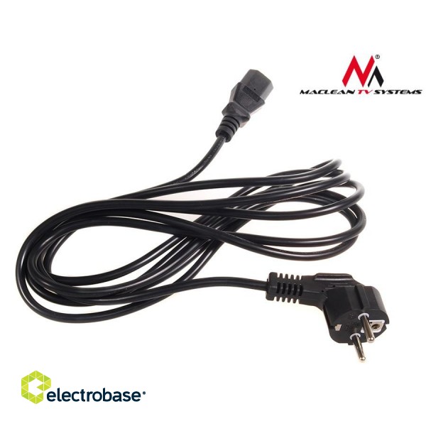 Computer components and accessories // PC/USB/LAN cables // MCTV-692 39908 Kabel zasilający 3pin 3m wtyk EU image 2