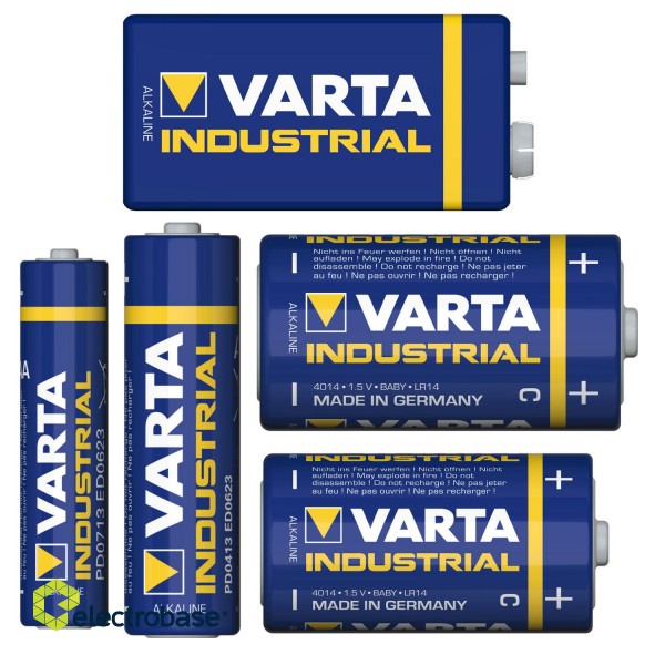 Батарейки и аккумуляторы // AA, AAA и другие размеры // 1x Bateria R-03 LR03 AAA alkaliczna Varta Industrial 4003 фото 2