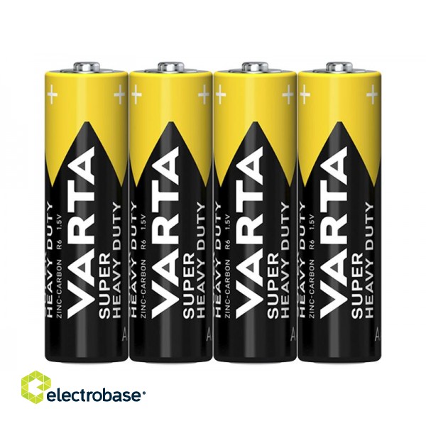 Baterijas, akumulatori, barošanas bloki un adapteri // Baterijas un lādētāji uz pasūtījumu // 82-552# Bateria cynkowo-węglowa aa 1.5 r6 varta superlife folia 4szt.