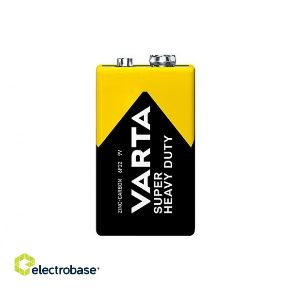 Батарейки и аккумуляторы // AA, AAA и другие размеры // 82-556# Bateria cynkowo-węglowa 9v 6f22 varta superlife folia