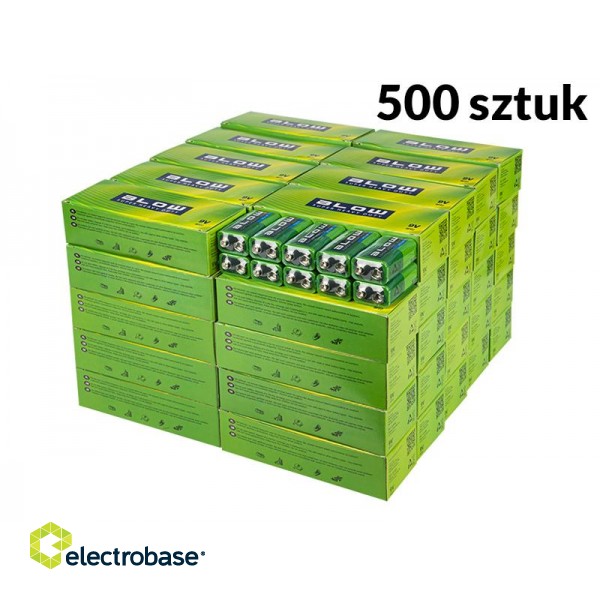 Primary batteries, rechargable batteries and power supply // Batteries AA, AAA and other sizes, chargers for ordering // 82-571# Bateria  blow super heavy duty 9v 6f22