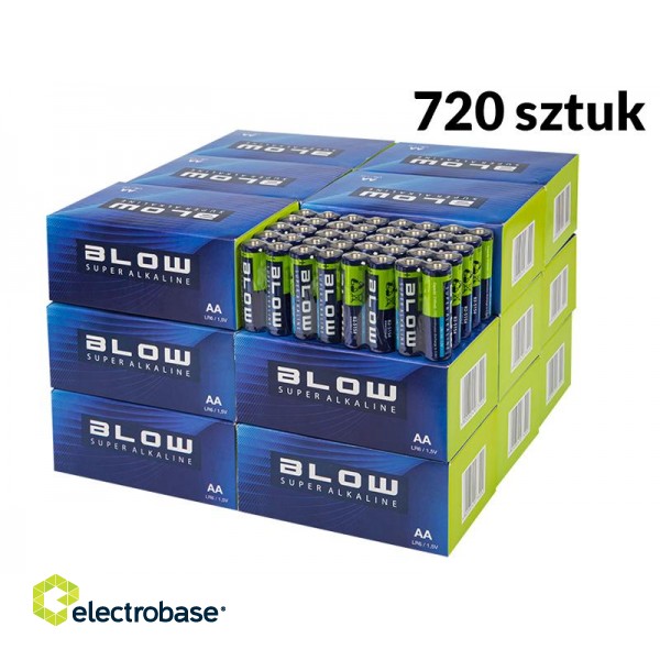 Baterijas, akumulatori, barošanas bloki un adapteri // Baterijas un lādētāji uz pasūtījumu // 82-575# Bateria  blow super alkaline aa lr6
