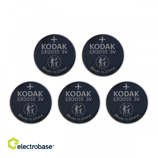 Baterijas, akumulatori, barošanas bloki un adapteri // Baterijas un lādētāji uz pasūtījumu // Baterie Kodak Max lithium CR2032, 5 szt.