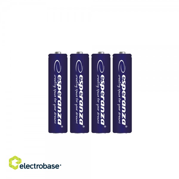 Baterijas, akumulatori, barošanas bloki un adapteri // Baterijas un lādētāji uz pasūtījumu // EZB101 Esperanza baterie alkaliczne aa 4szt blister