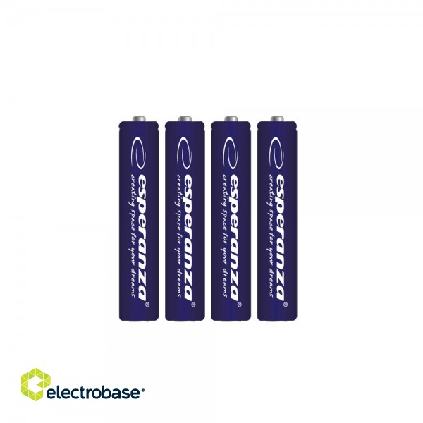 Baterijas, akumulatori, barošanas bloki un adapteri // Baterijas un lādētāji uz pasūtījumu // EZB102 Esperanza baterie alkaliczne aaa 4szt blister