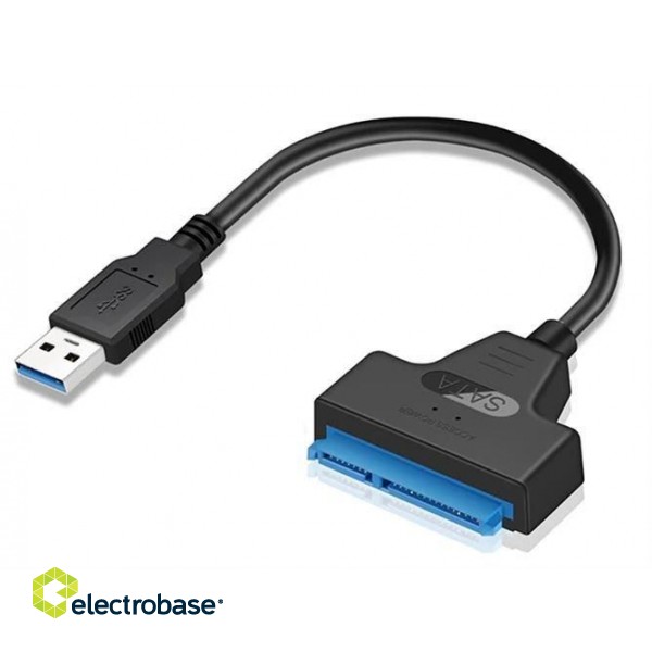 Datortehnikas komponentes un aksesuāri // Datora/USB/LAN kabeļi // Adapter USB to SATA 3.0 image 9