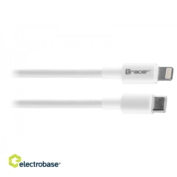 Planšetdatori un aksesuāri // USB Kabeļi // Kabel TRACER USB Type-C - Lightning M/M 1,0m image 2