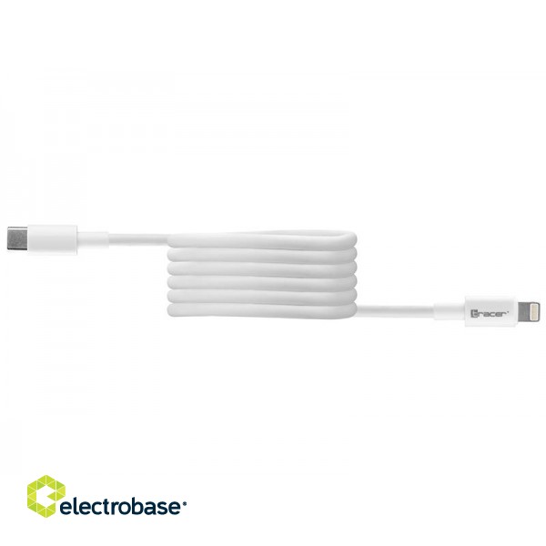 Planšetdatori un aksesuāri // USB Kabeļi // Kabel TRACER USB Type-C - Lightning M/M 1,0m image 3