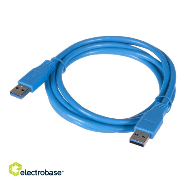 Planšetdatori un aksesuāri // USB Kabeļi // Przewód kabel USB 3.0 Maclean, AM-AM, wtyk-wtyk, 3m, MCTV-583 image 2