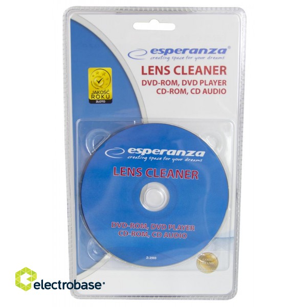 Office Equipment // Cleaners // ES123 Esperanza płytka czyszcząca do cd/dvd