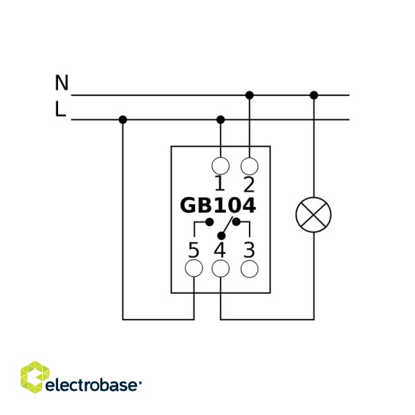 LAN datortīkli // Testeri un mēriekārtas // GB104 Włącznik czasowy - timer cyfrowy na szynę DIN GreenBlue image 3