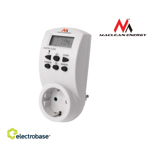 LAN Data Network // Testers and measuring equipment // Timer cyfrowy Maclean Energy MCE05G  image 1