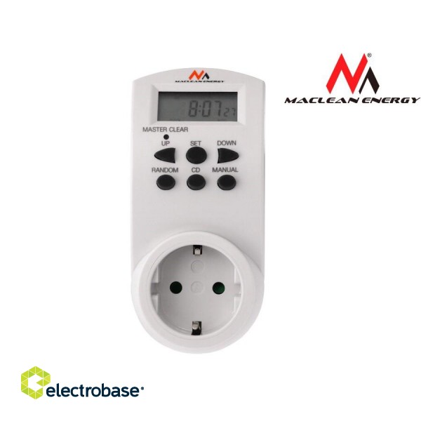 LAN Data Network // Testers and measuring equipment // Timer cyfrowy Maclean Energy MCE05G  image 2