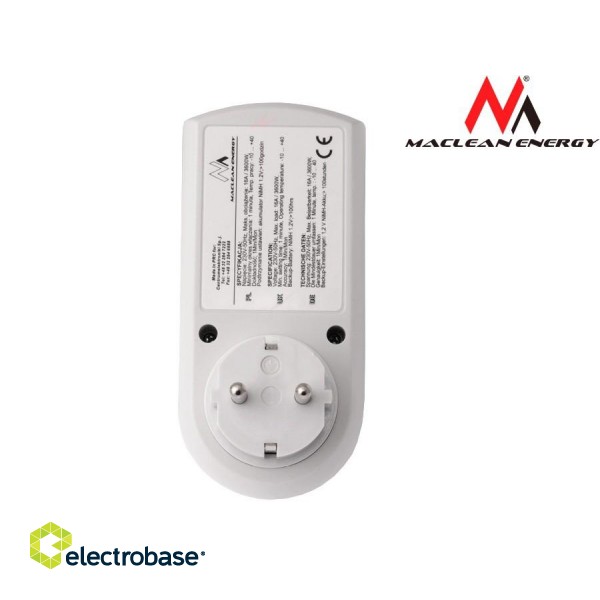 LAN Data Network // Testers and measuring equipment // Timer cyfrowy Maclean Energy MCE05G  image 4