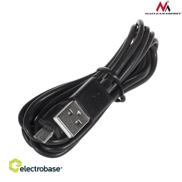 Mobile Phones and Accessories // Car chargers // Ładowarka samochodowa max4,8A 2xUSB  Maclean Energy MCE157 Qualcomm Quick Charge QC 3.0 plus kabel 1.5m Silver image 3