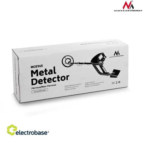 Spordiks ja aktiivseks puhkuseks // Metal detector | Metal locator // Wykrywacz Metali z dyskryminator. MCE965  image 7