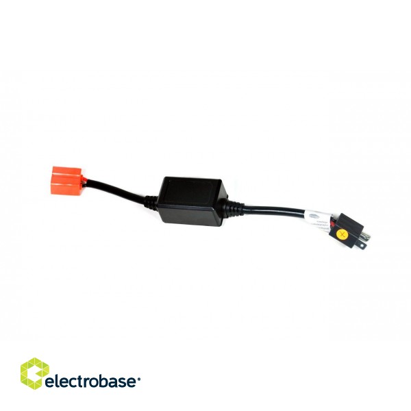 LED-valaistus // Light bulbs for CARS // Headlight canbus adapter h7 socket amio-01070 image 1