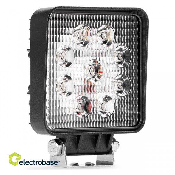 LED-valaistus // Light bulbs for CARS // Lampa robocza halogen led szperacz awl03 9 led amio-01614 image 1