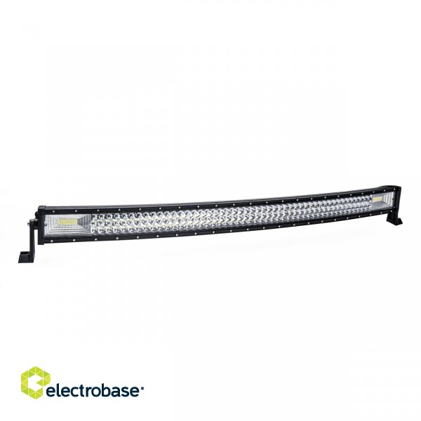 Apgaismojums LED // Auto spuldzes // Lampa robocza panelowa led bar zakrzywiona 100 cm 9-36v amio-03257 awl46