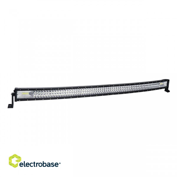 LED Lighting // Light bulbs for CARS // Lampa robocza panelowa led bar zakrzywiona 130 cm 9-36v amio-03258 awl47