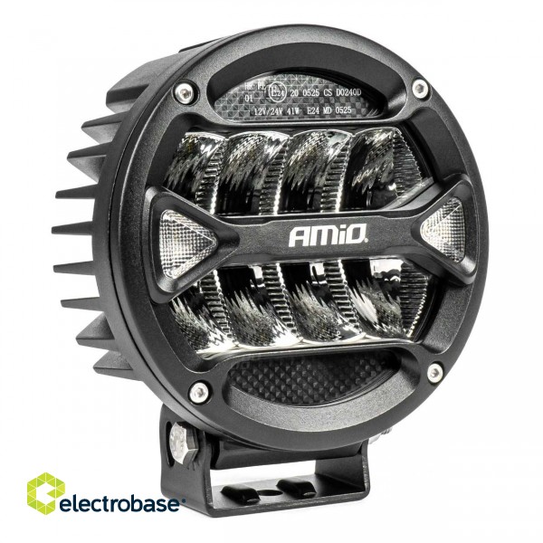 Apgaismojums LED // Auto spuldzes // Lampa robocza drogowa led pro reflektor homologacja ece r149 amio-03869