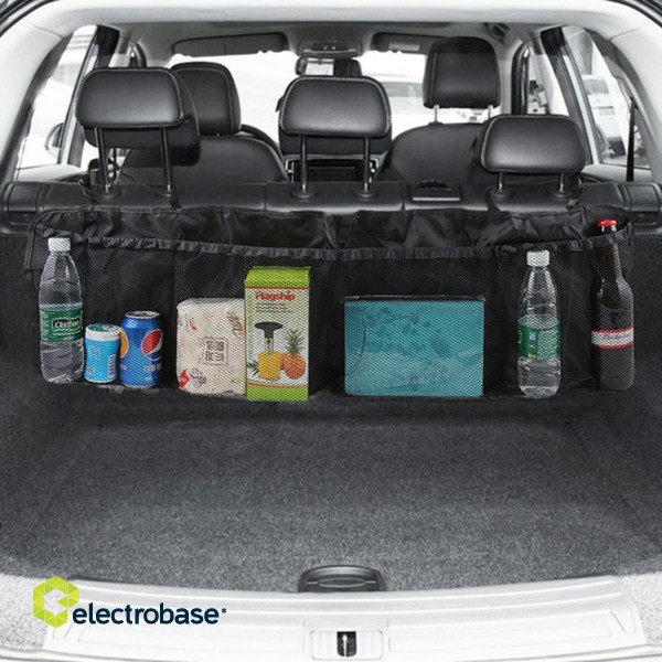 Auto- ja mootorrattatooted, elektroonika, navigatsioon, CB raadio // Car Care | Car chemical products // AG273C Organizer do bagażnika na oparcie image 6