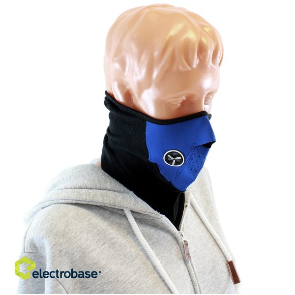Asmeninės apsaugos priemonės | Apsauginiai akiniai, Šalmai, Kvėpavimo apsaugos priemonės // AG303G Maska kominiarka neoprenowa blue paveikslėlis 2