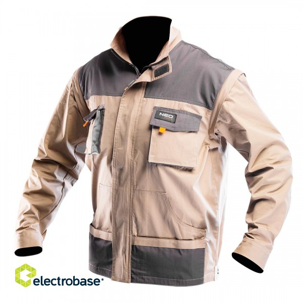 Darba, aizsardzības, augstas redzamības apģērbi // Bluza robocza 2 w 1 COTTON, rozmiar L/52 image 1