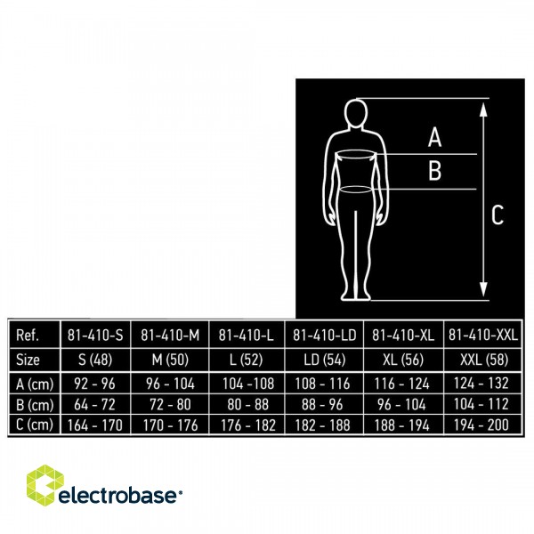 Darba, aizsardzības, augstas redzamības apģērbi // Bluza robocza BASIC, rozmiar M/50 image 6