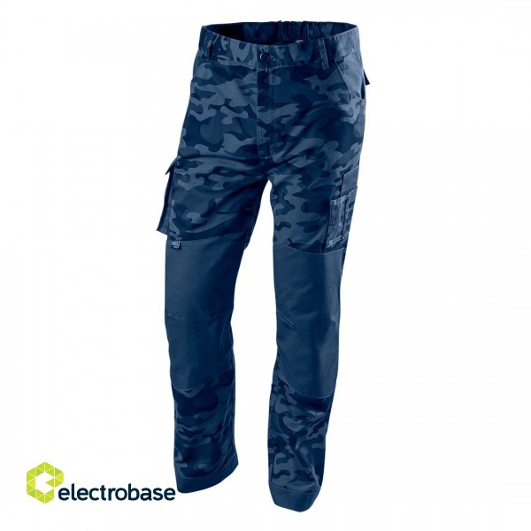 Darba, aizsardzības, augstas redzamības apģērbi // Spodnie robocze CAMO Navy, rozmiar S image 1