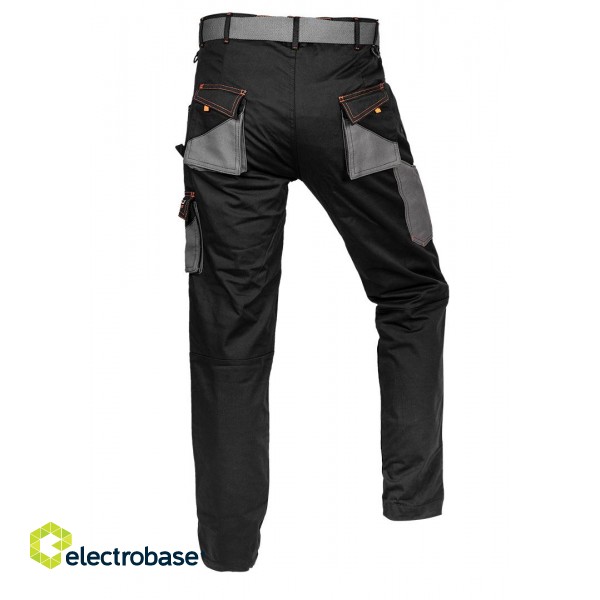 Darba, aizsardzības, augstas redzamības apģērbi // Spodnie robocze HD Slim, pasek, rozmiar S image 10