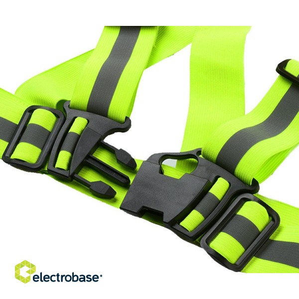 Shoes, clothes for Work | Personal protective equipment // Work, protective, High-visibility clothes // AG590 Szelki odblaskowe kamizelka green image 4