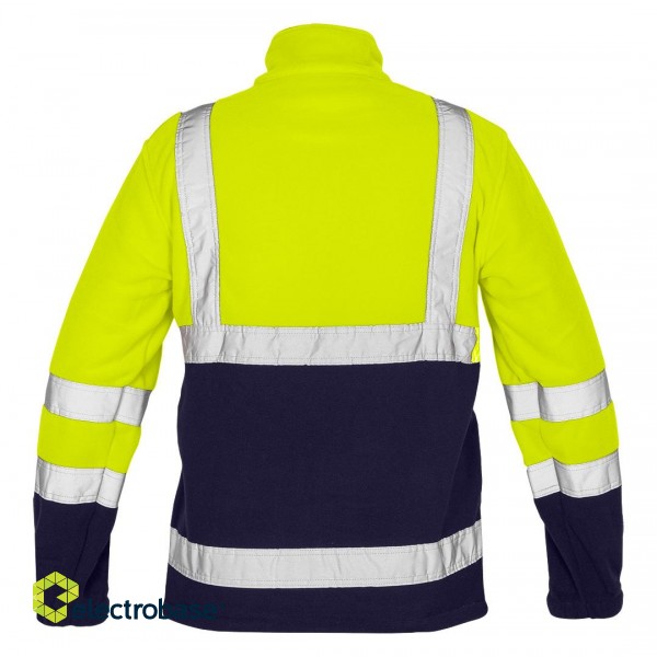 Рабочая, защитная, одежда высокой видимости // Bluza polarowa ostrzegawcza, żółta, rozmiar XXL фото 8