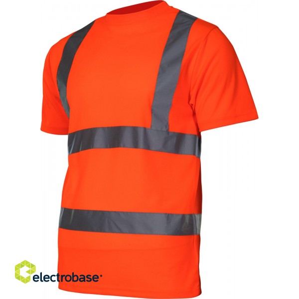 Darba, aizsardzības, augstas redzamības apģērbi // Koszulka t-shirt ostrzegawcza, pomarańcz., "2xl", ce, lahti