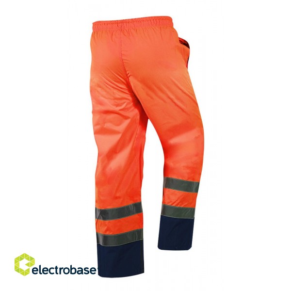 Рабочая, защитная, одежда высокой видимости // Spodnie robocze ostrzegawcze wodoodporne, pomarańczowe, rozmiar L фото 8