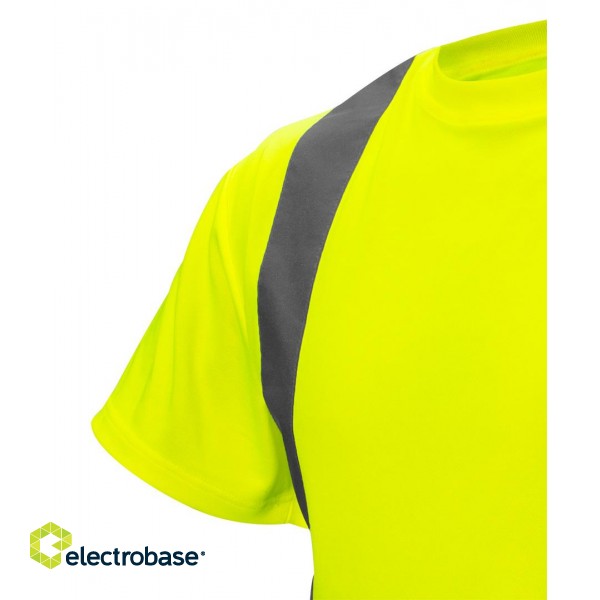 Рабочая, защитная, одежда высокой видимости // T-shirt ostrzegawczy, żółty, rozmiar L фото 7