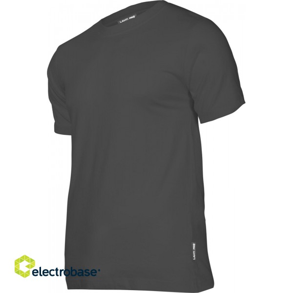 Shoes, clothes for Work | Personal protective equipment // Work, protective, High-visibility clothes // Koszulka t-shirt 180g/m2, ciemno-szara, "s", ce, lahti