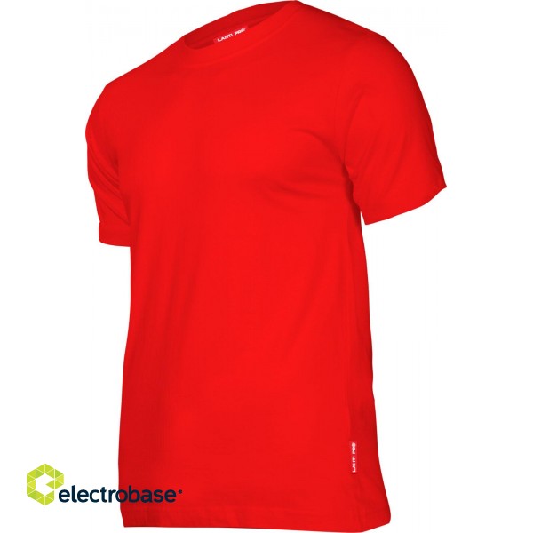 Työ-, suojelu-, korkeanäkyvyysvaatteet // Koszulka t-shirt 180g/m2, czerwona, "2xl", ce, lahti