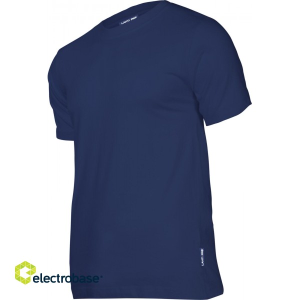 Shoes, clothes for Work | Personal protective equipment // Work, protective, High-visibility clothes // Koszulka t-shirt 180g/m2, granatowa, "s", ce, lahti