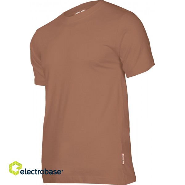 Shoes, clothes for Work | Personal protective equipment // Work, protective, High-visibility clothes // Koszulka t-shirt 190g/m2, brązowa, "xl", ce, lahti