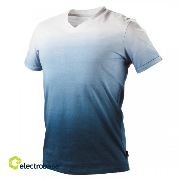 Рабочая, защитная, одежда высокой видимости // T-shirt cieniowany DENIM, rozmiar XL фото 1