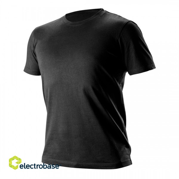 Рабочая, защитная, одежда высокой видимости // T-shirt, czarny, rozmiar S, CE фото 1