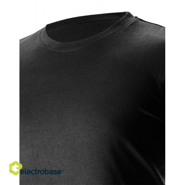 Töö-, kaitse-, kõrgnähtavusega riided // T-shirt, czarny, rozmiar XL, CE image 7