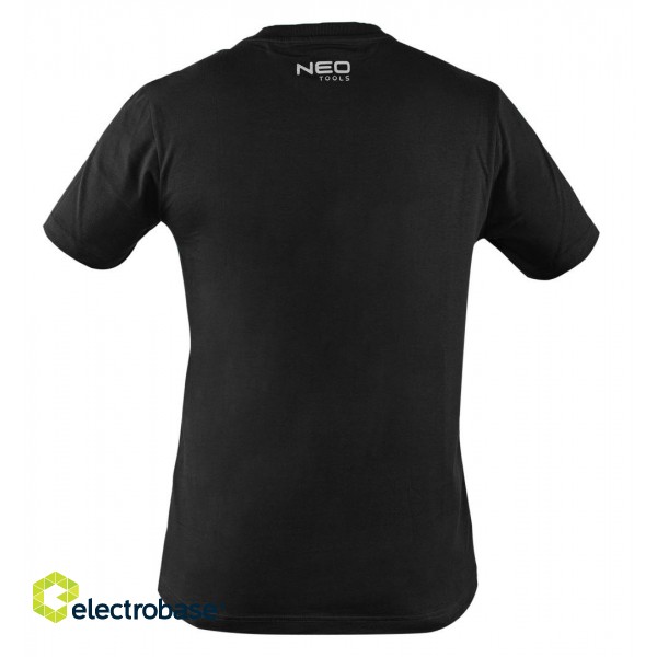 Työ-, suojelu-, korkeanäkyvyysvaatteet // T-shirt, czarny, rozmiar M, CE image 8