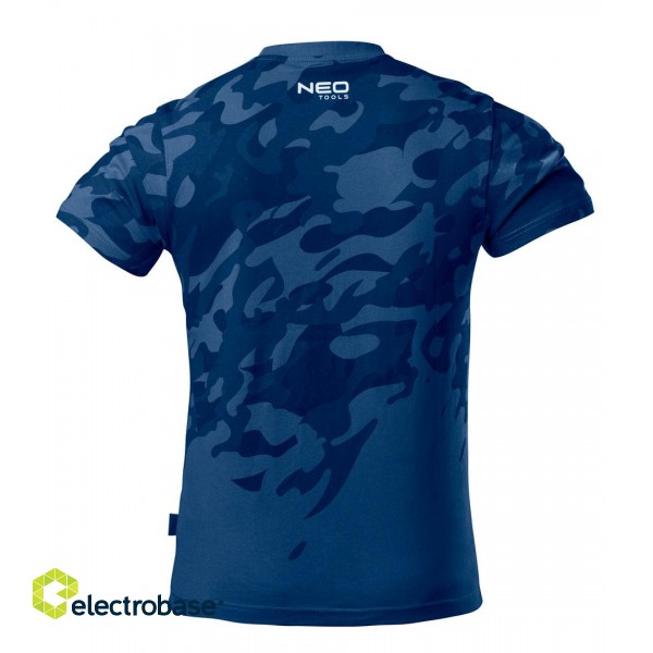 Darba, aizsardzības, augstas redzamības apģērbi // T-shirt roboczy Camo Navy, rozmiar S image 4