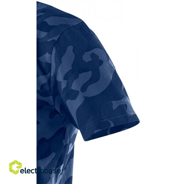 Darba, aizsardzības, augstas redzamības apģērbi // T-shirt roboczy Camo Navy, rozmiar XL image 7