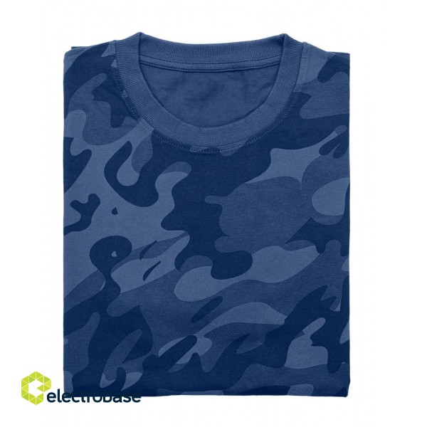 Darba, aizsardzības, augstas redzamības apģērbi // T-shirt roboczy Camo Navy, rozmiar L image 8