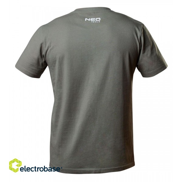 Darba, aizsardzības, augstas redzamības apģērbi // T-shirt roboczy oliwkowy CAMO, rozmiar XL image 6