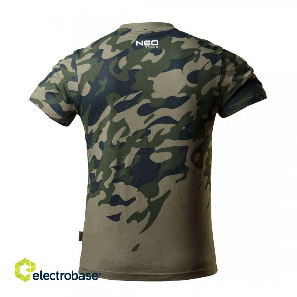 Työ-, suojelu-, korkeanäkyvyysvaatteet // T-shirt roboczy z nadrukiem CAMO, rozmiar S image 2