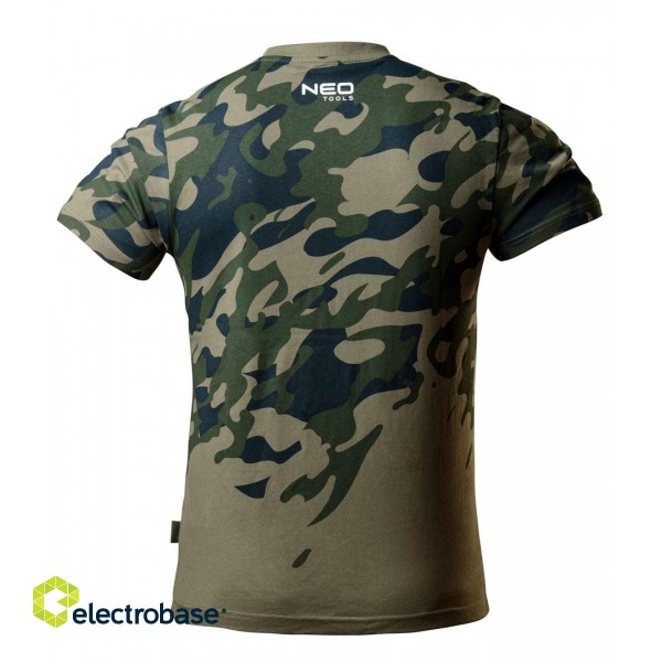 Darba, aizsardzības, augstas redzamības apģērbi // T-shirt roboczy z nadrukiem CAMO, rozmiar L image 5
